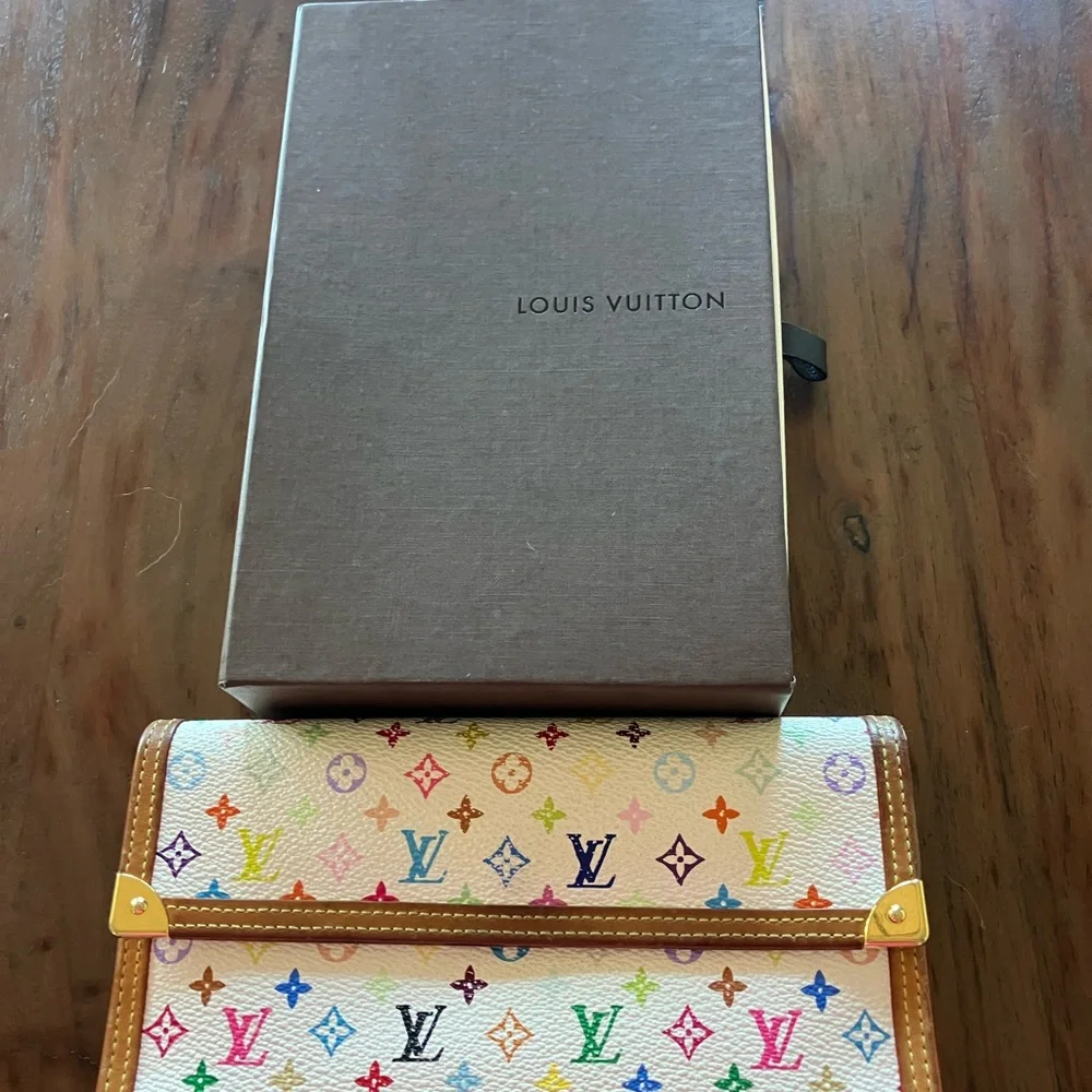 Louis Vuitton Murakami long wallet in good used condition - Picture 2 of 14